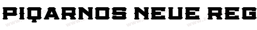 Piqarnos Neue Regula字体转换
